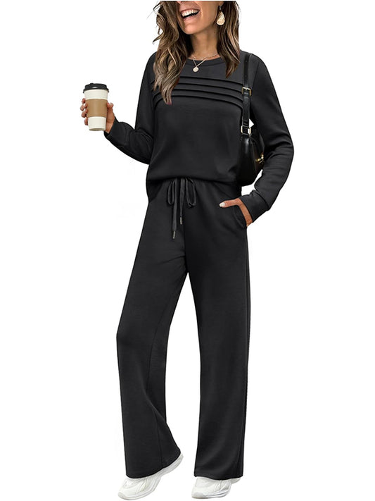 ⏰ LAST DAY SAVE 50% 💥Women's 2 Piece Sets Sweatshirt Casual Travel Outfits