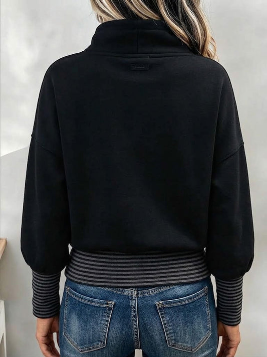 💛LAST DAY SAVE 49% ⏰Casual Stand-collar Drawstring Sweatshirt