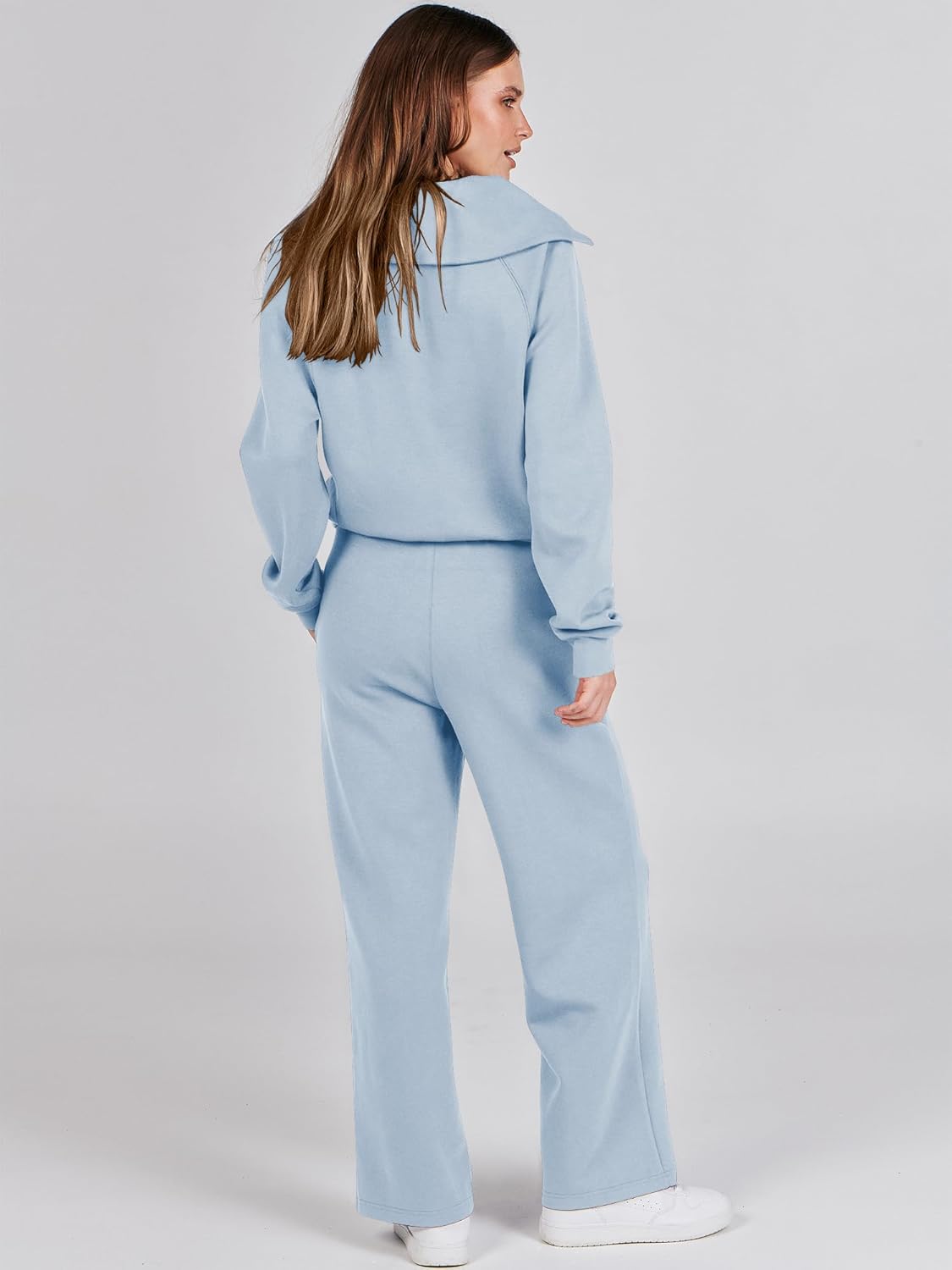 2024 Fall Trendy Outfits Oversized Two Piece Sweatsuit