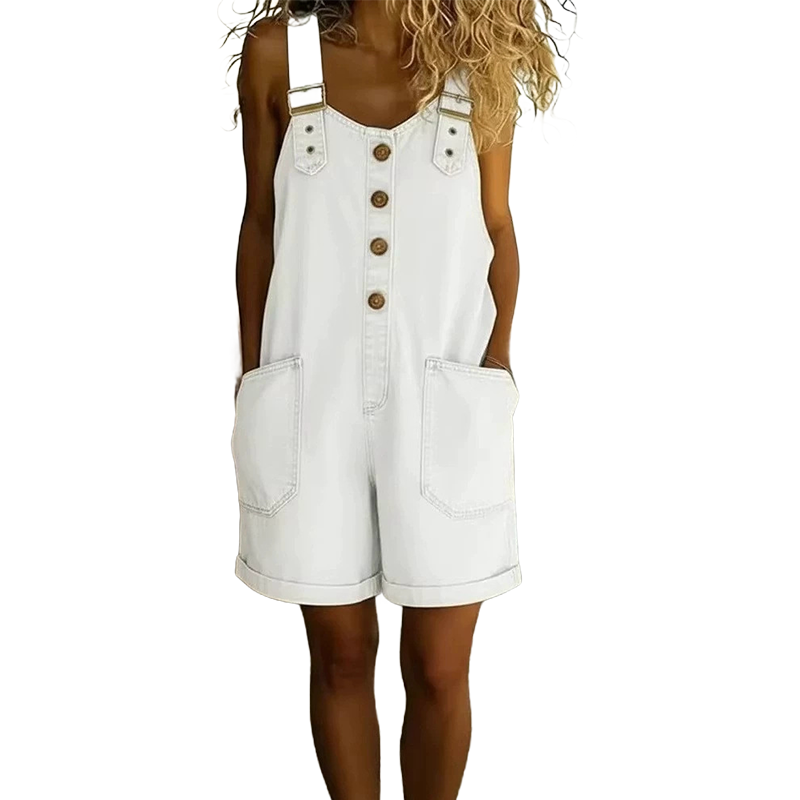 ✨✨Limited-time offer-Women's Casual Denim Romper
