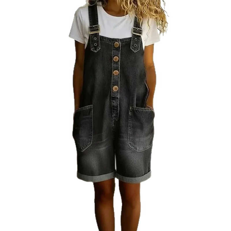✨✨Limited-time offer-Women's Casual Denim Romper