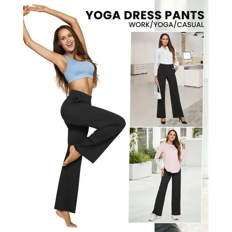 💚Christmas Sale! Women's High-Waist Wide Leg Pants | Limited-Time New Fleece-Lined Version