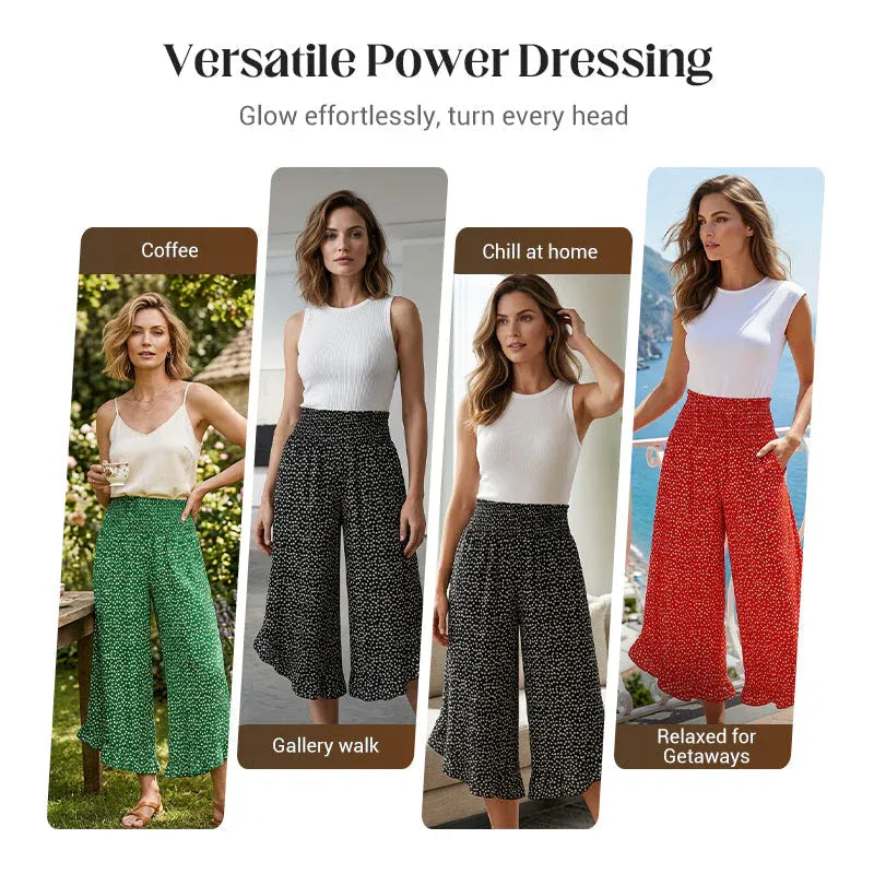 ✨✨Women's Flowy High Waist Wide-Leg Pants – Slimming, Comfy & Chic🌺