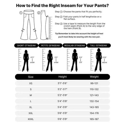 💚Christmas Sale! Women's High-Waist Wide Leg Pants | Limited-Time New Fleece-Lined Version
