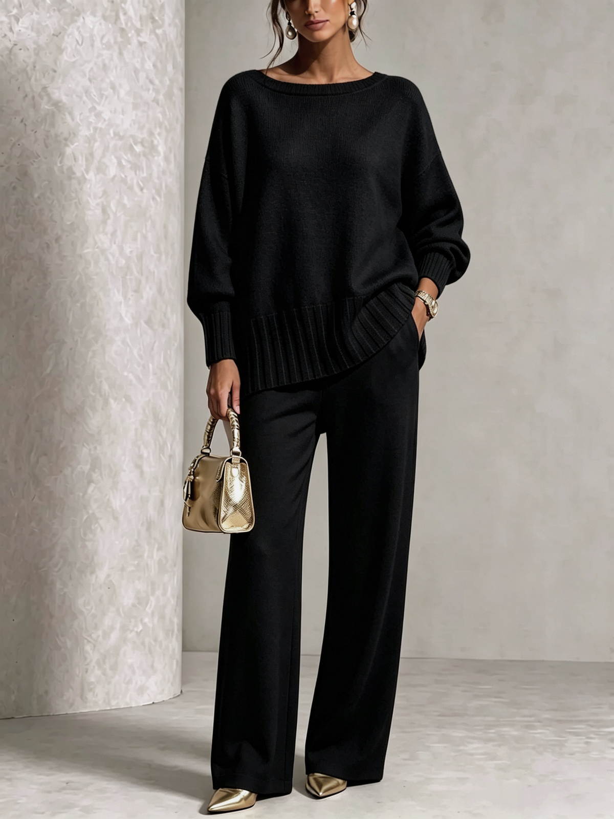 🤲🎁New Arrivals🔥Hot Sale Soft Cashmere Casual Sweater Suit