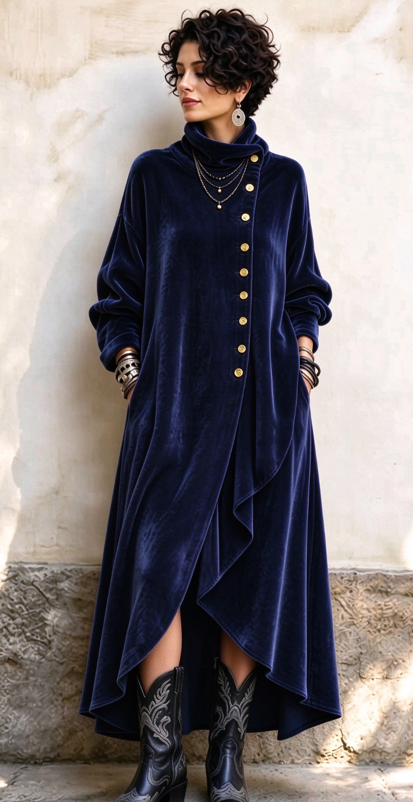 🤲LAST DAY SAVE 49% ⏰Boho Velvet Long Duster Coat+🔥Free necklace