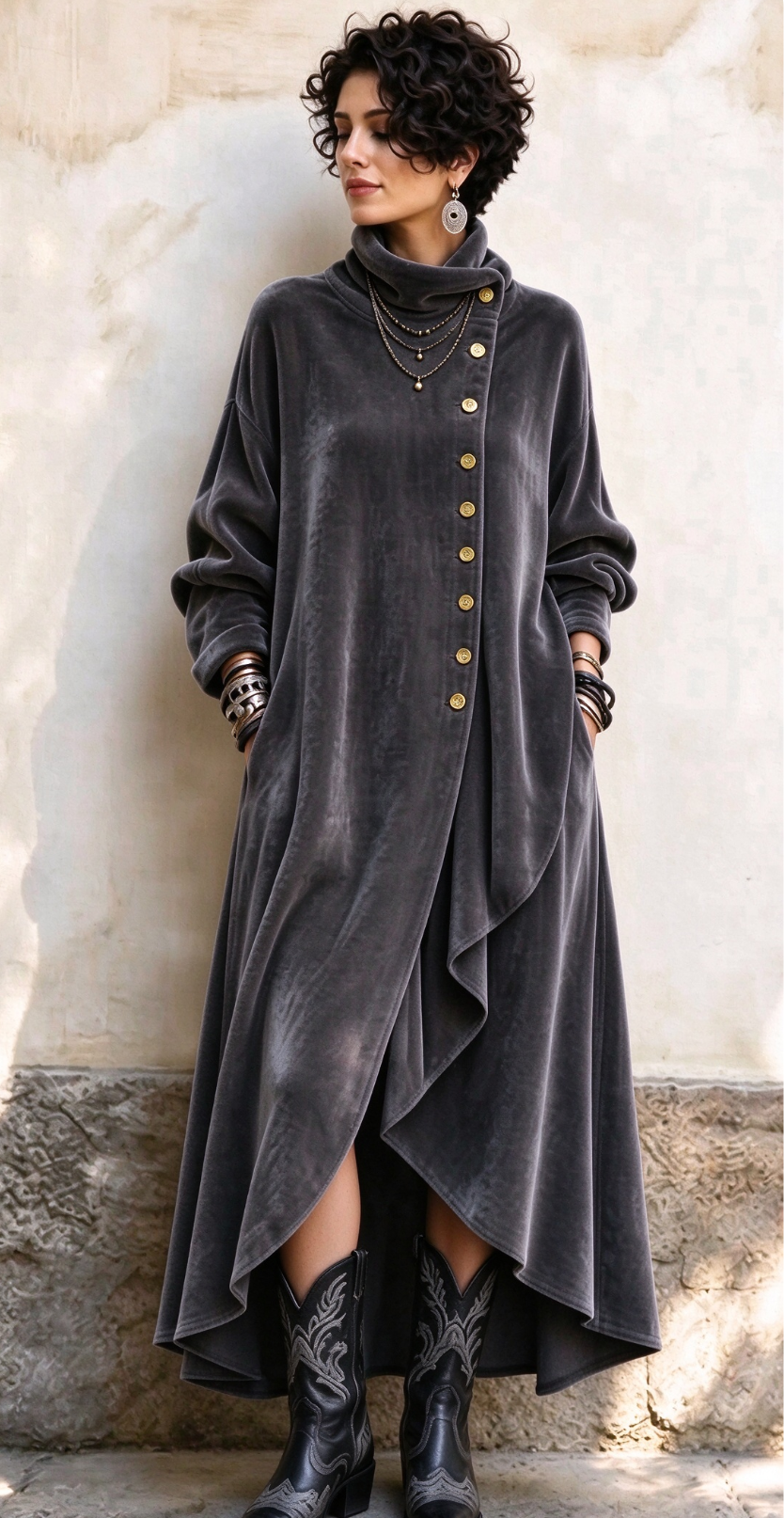 🤲LAST DAY SAVE 49% ⏰Boho Velvet Long Duster Coat+🔥Free necklace