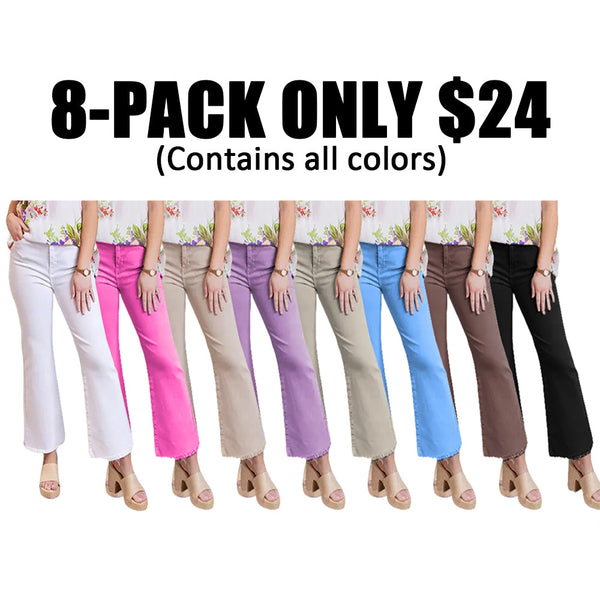 ✨ Women's High-Waisted Cropped Flare Pants 👖
