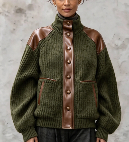 💛LAST DAY SAVE 49% ⏰Luxe Metallic Button Knit Jacket