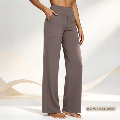💚Christmas Sale! Women's High-Waist Wide Leg Pants | Limited-Time New Fleece-Lined Version