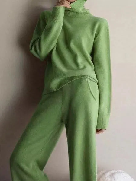 ⏰ LAST DAY SAVE 49% 💥 2025 Hot Sale Soft Cashmere Turtleneck Set