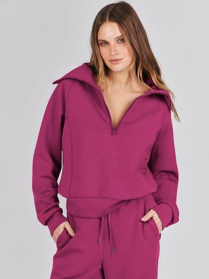 2024 Fall Trendy Outfits Oversized Two Piece Sweatsuit
