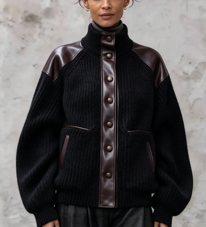 💛LAST DAY SAVE 49% ⏰Luxe Metallic Button Knit Jacket