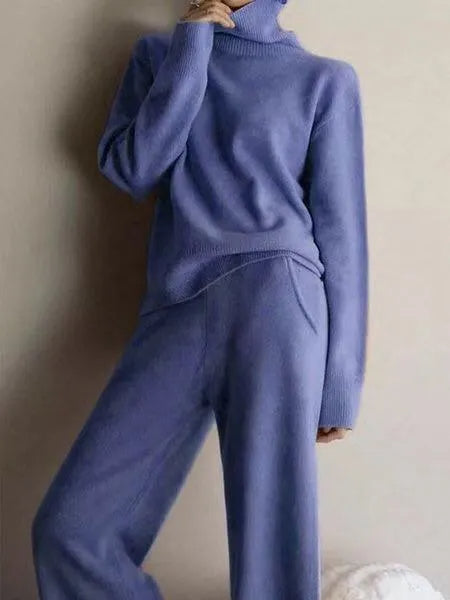 ⏰ LAST DAY SAVE 49% 💥 2025 Hot Sale Soft Cashmere Turtleneck Set