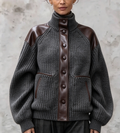 💛LAST DAY SAVE 49% ⏰Luxe Metallic Button Knit Jacket