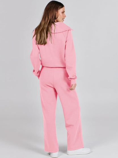 2024 Fall Trendy Outfits Oversized Two Piece Sweatsuit