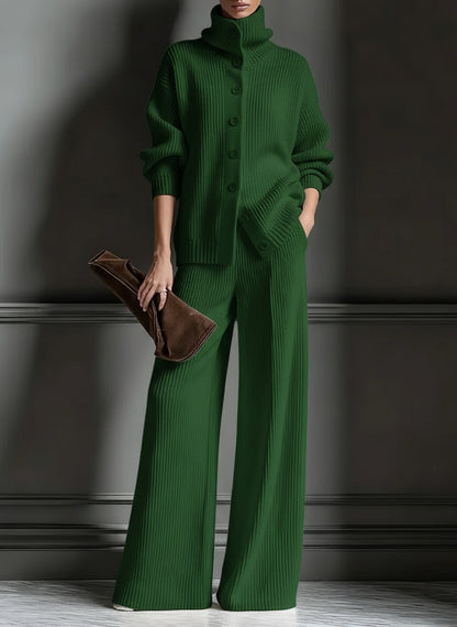 🎄 New Arrivals🔥 Cozy Cardigan Sweater and Pants Two-Piece Set
