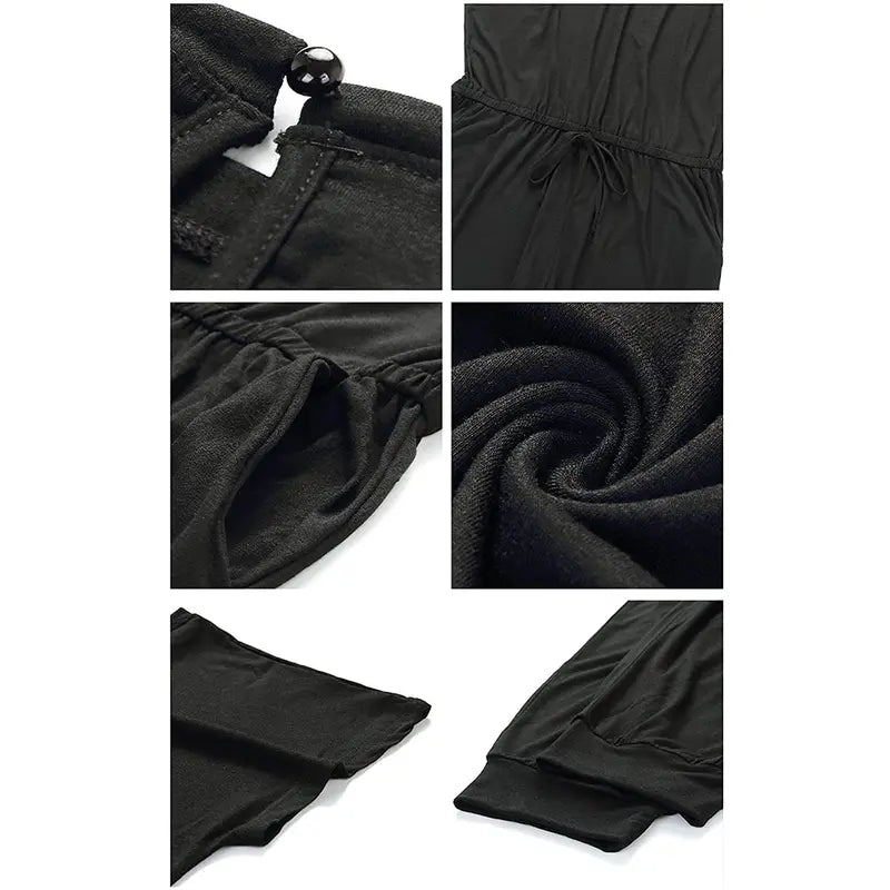 ✨✨Women's Jumpsuit Plus Size S-XXXL Off-Shoulder Elastic Waist Stretchy Loose Minimalist Comfy Clothes Casual Outdoor Lightweight Romper - Fabric - Womenswear Pants Style