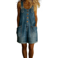 ✨✨Limited-time offer-Women's Casual Denim Romper