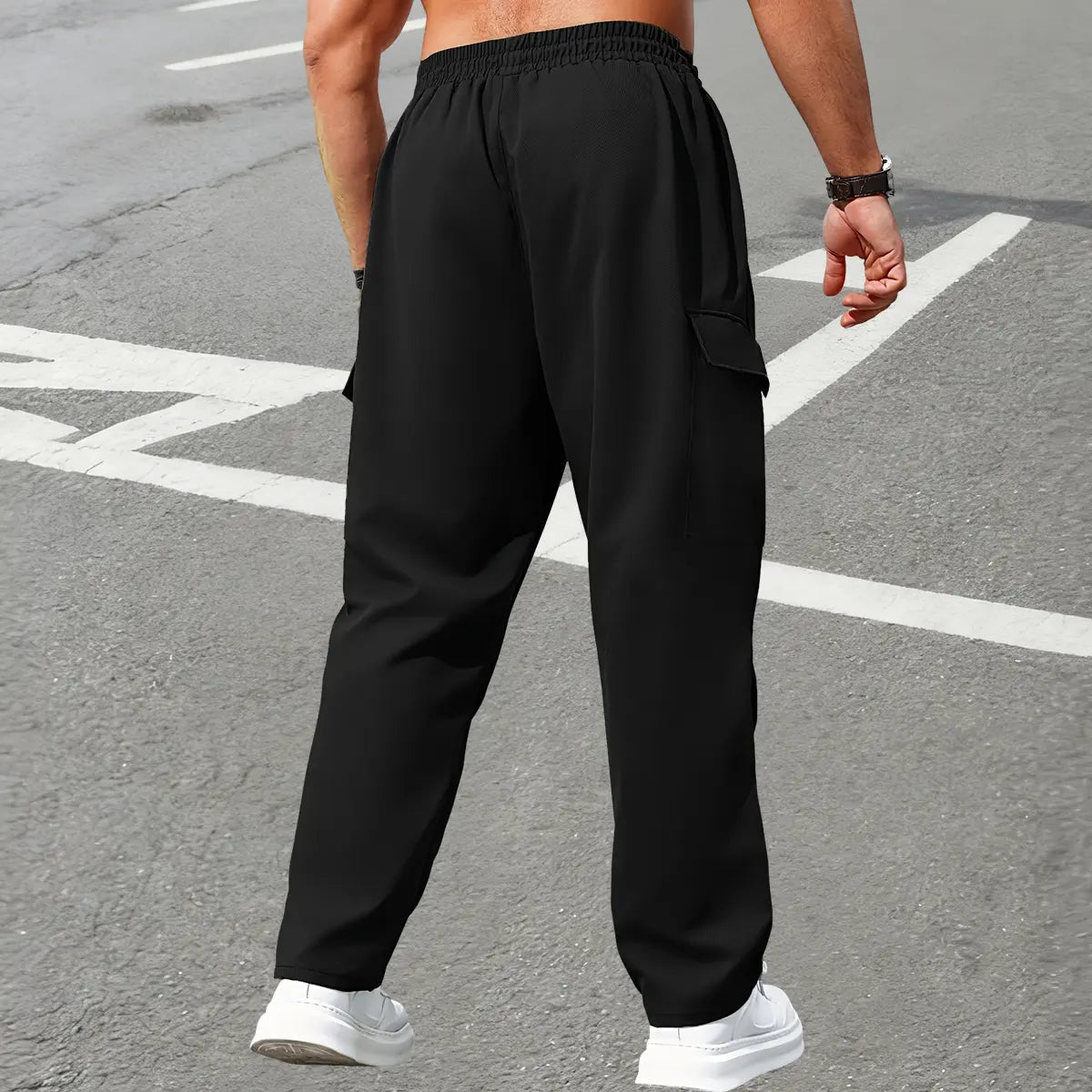 💚 BESTSELLER | 8PCS $24.63 | Men’s Multi-Pocket Cargo Jogger Pants