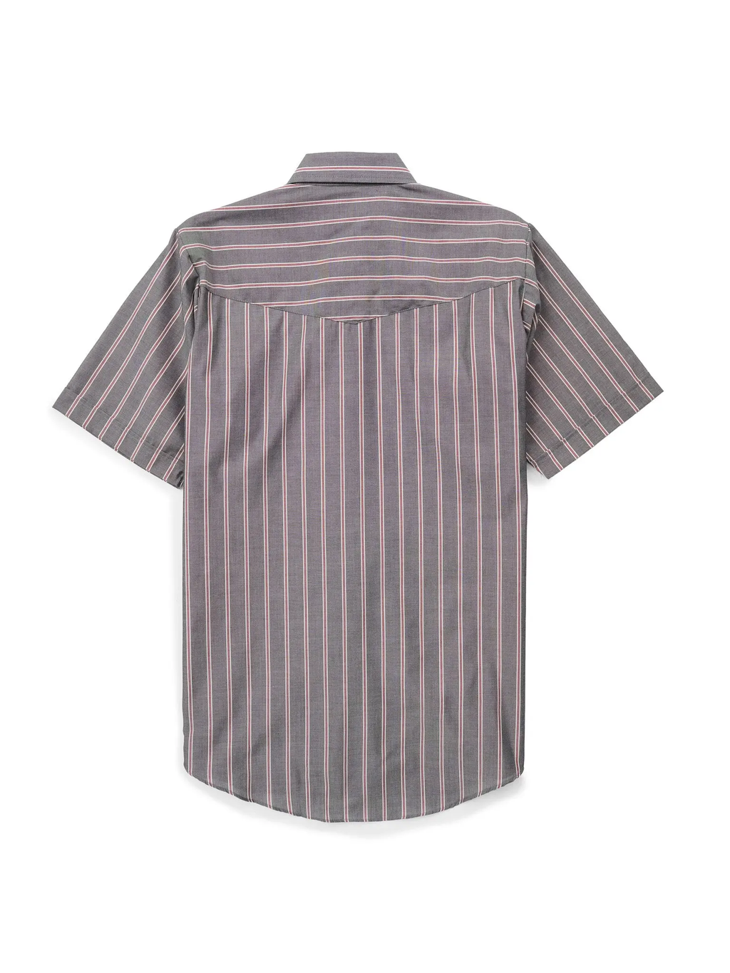 🤲6-PACK $23.99-Men's Western Stripe Snap Shirt with Pocket - Short Sleeve Casual Cowboy Shirt
