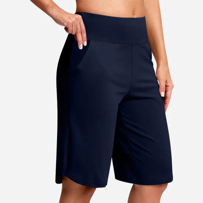 ✨✨Women's High-Waist Yoga Shorts with Pockets