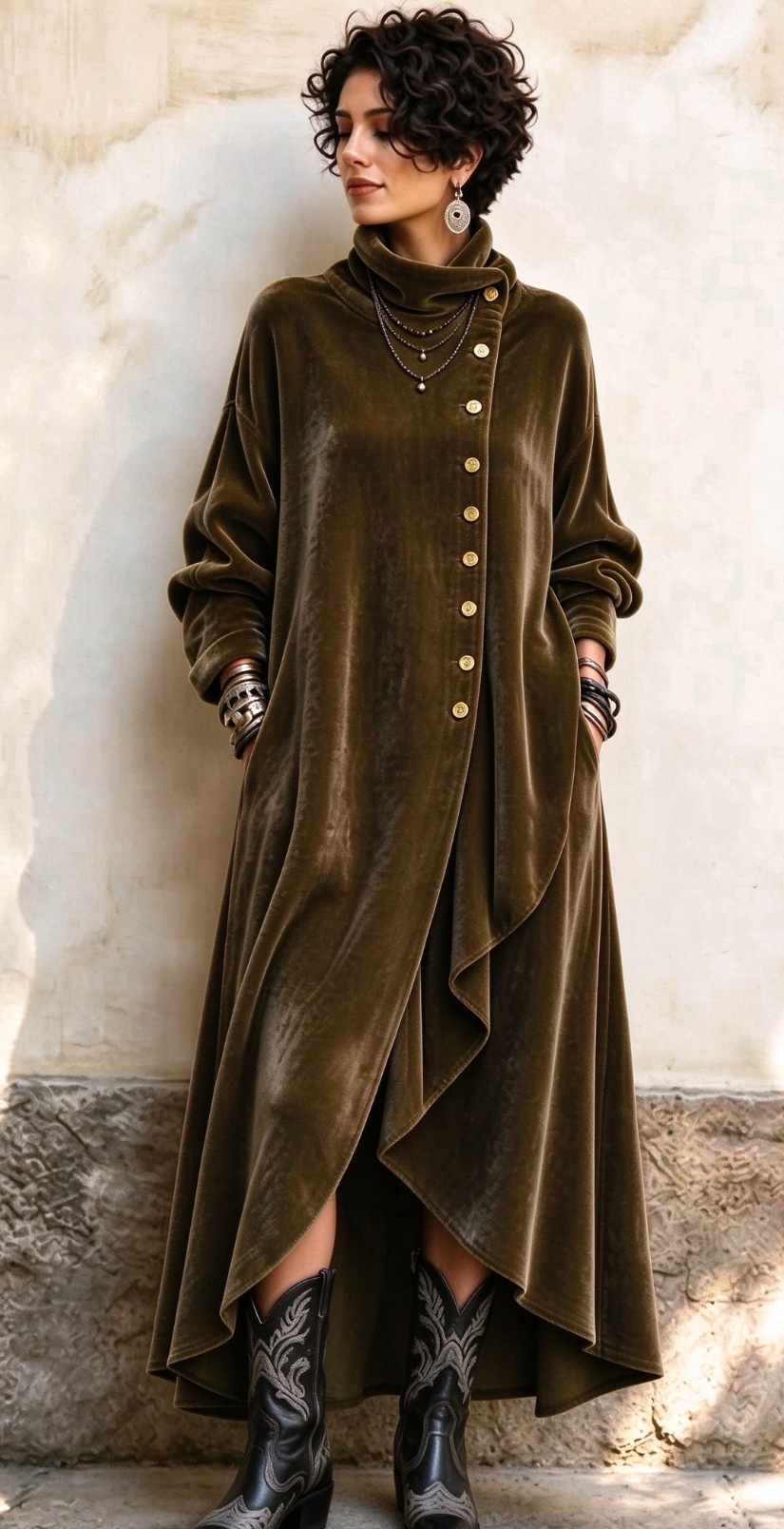 🤲LAST DAY SAVE 49% ⏰Boho Velvet Long Duster Coat+🔥Free necklace
