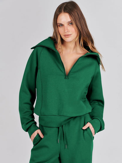 2024 Fall Trendy Outfits Oversized Two Piece Sweatsuit