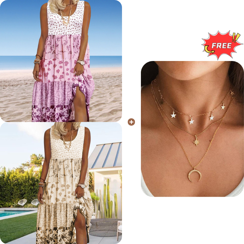 ✨✨Boho Style Sleeveless Dress For Women