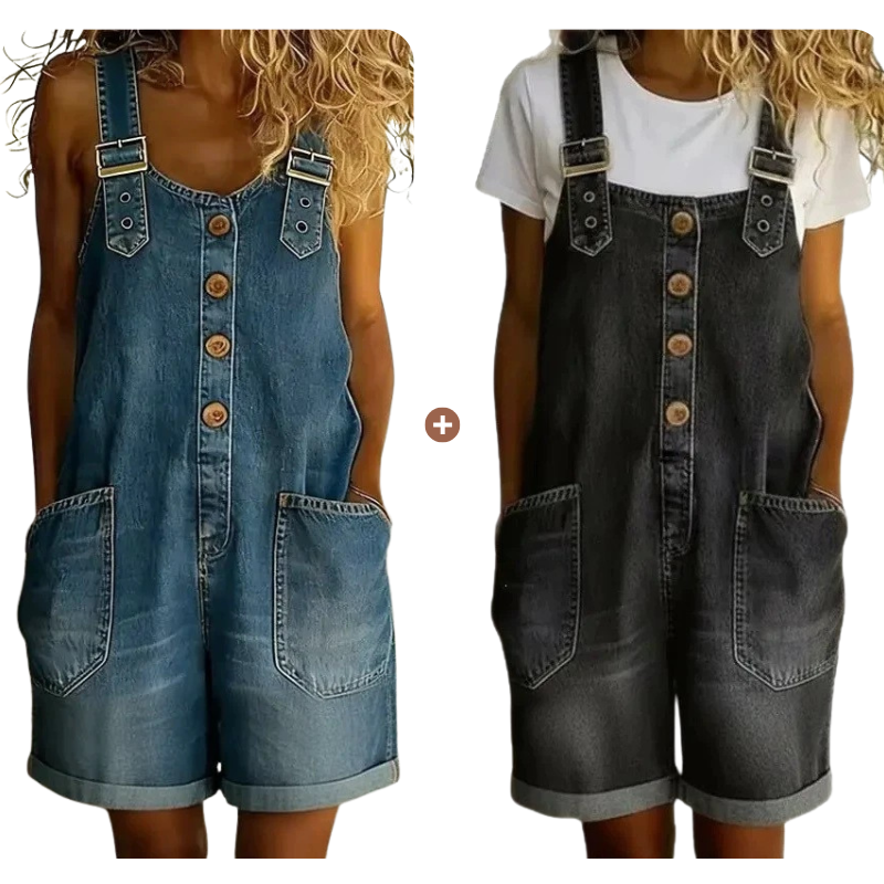 ✨✨Limited-time offer-Women's Casual Denim Romper