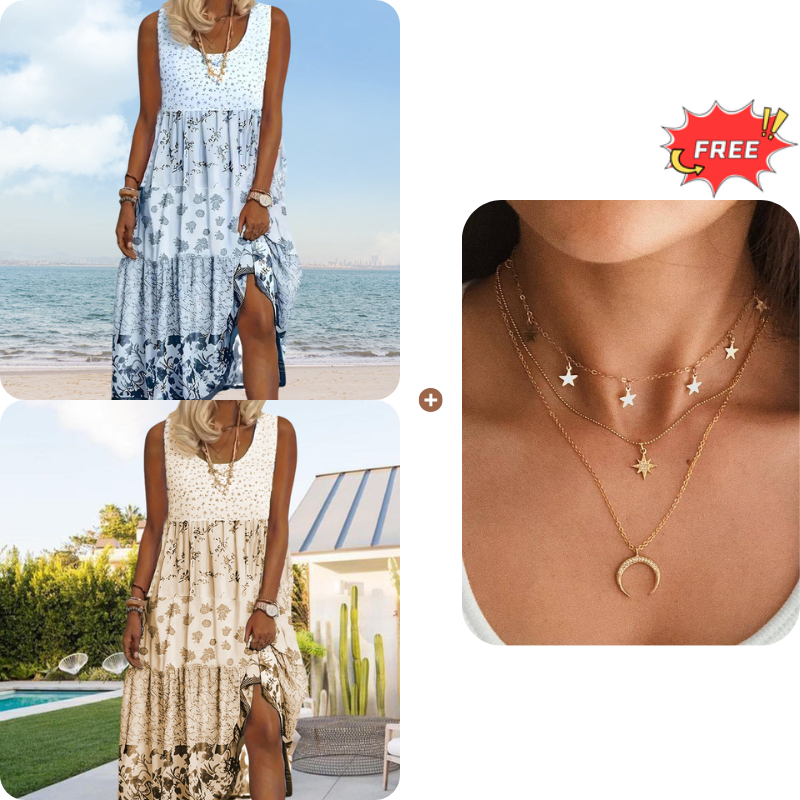 ✨✨Boho Style Sleeveless Dress For Women