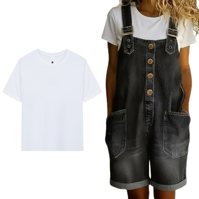 ✨✨Limited-time offer-Women's Casual Denim Romper