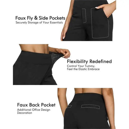 💚Christmas Sale! Women's High-Waist Wide Leg Pants | Limited-Time New Fleece-Lined Version