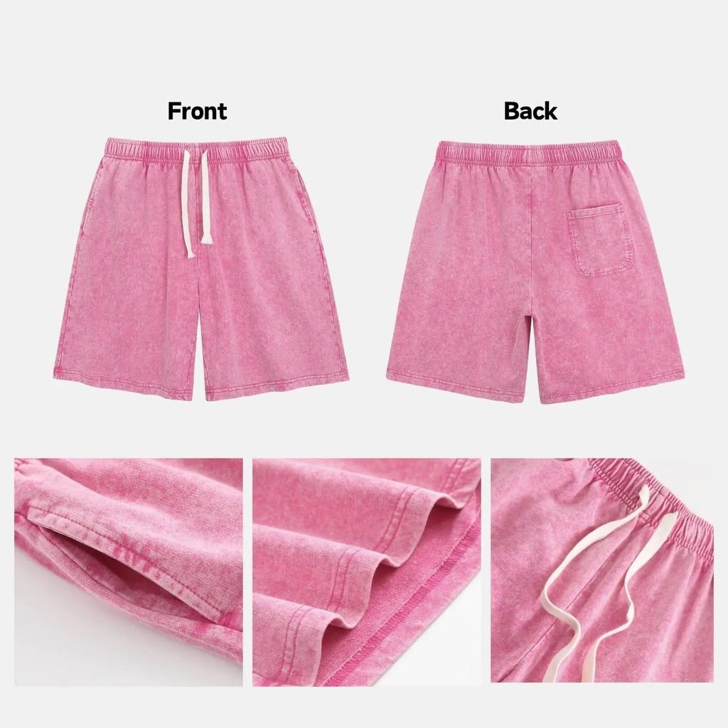 ✨✨Women's Soft Cotton Blend Washed Floral Shorts, Casual Summer Travel Streetwear Bottoms