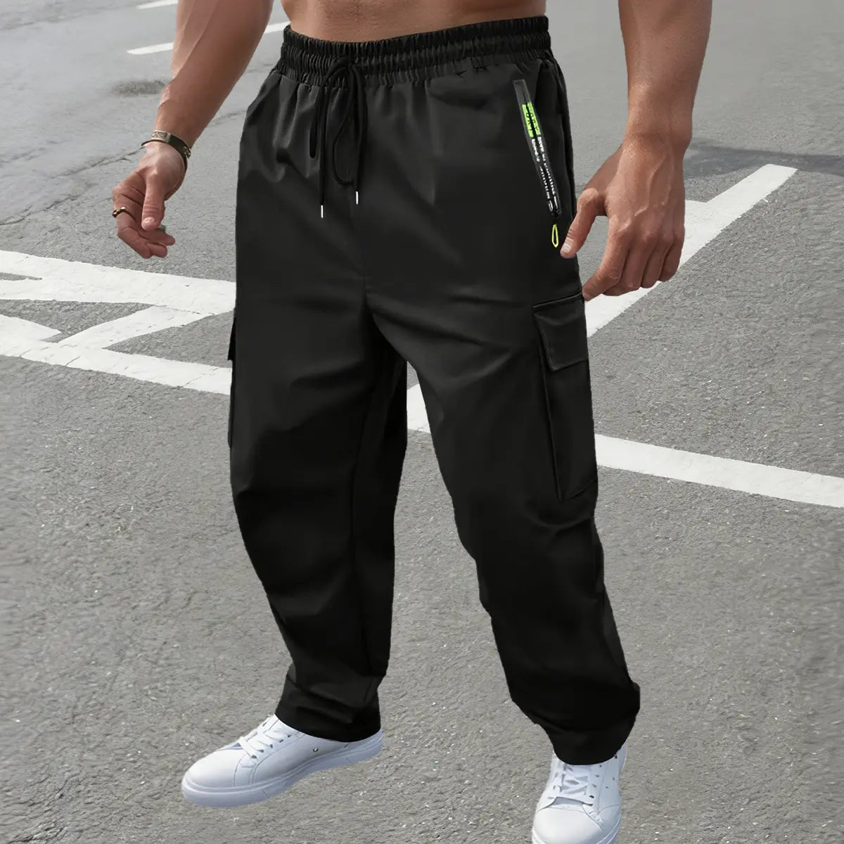 💚 BESTSELLER | 8PCS $24.63 | Men’s Multi-Pocket Cargo Jogger Pants