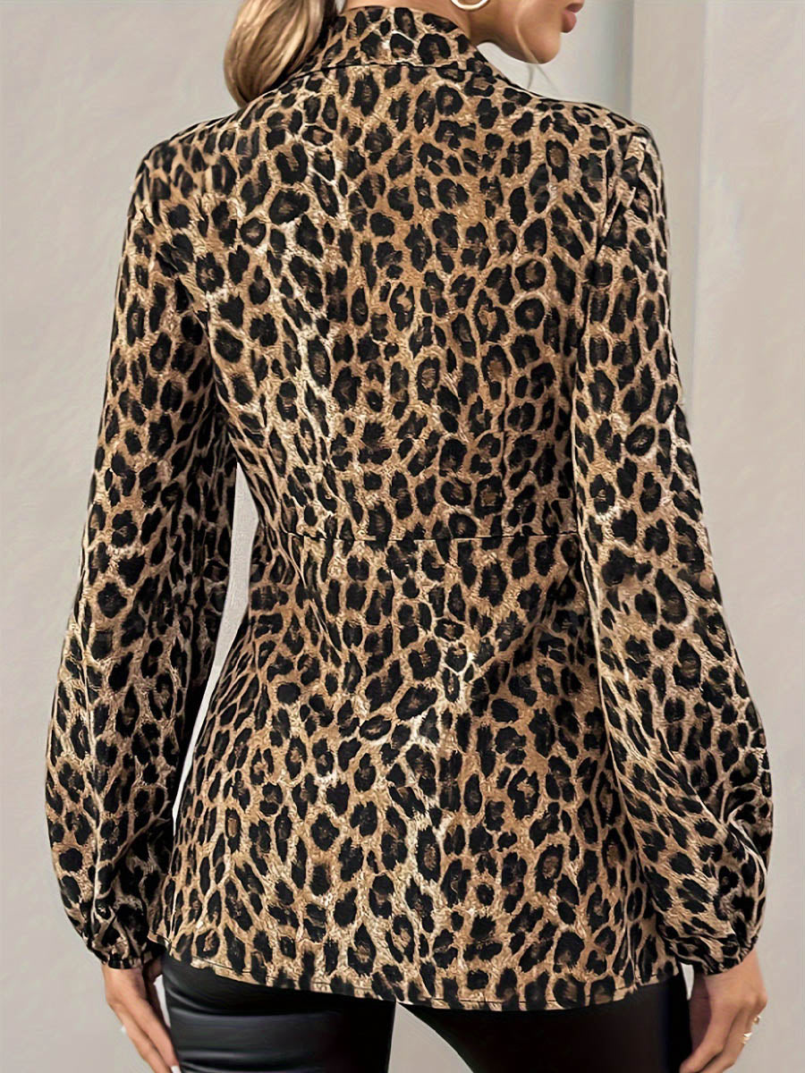 🤲LAST DAY SAVE 49% ⏰Vintage Elegant Leopard Print Shirt