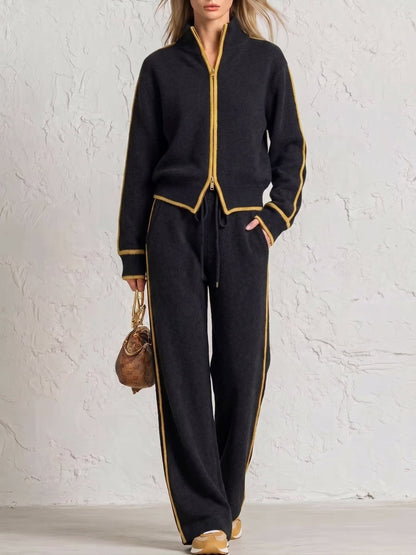 🤲LAST DAY SAVE 49% ⏰Textured Knit 2-Piece Set – Cozy, Relaxed & Effortlessly Chic— FREE Handbag