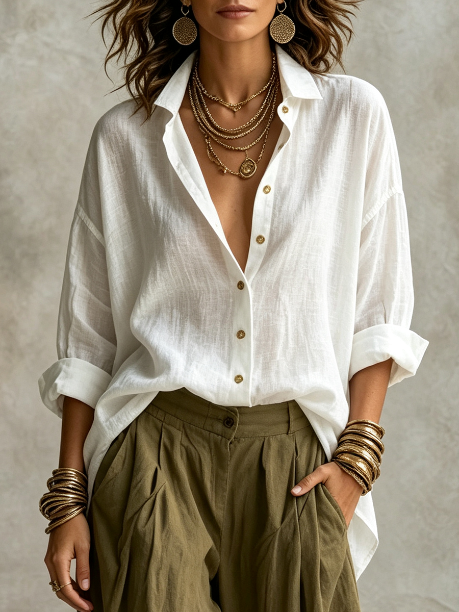🤲LAST DAY SAVE 49% ⏰Effortless Cotton-Linen 2-Piece Set – Chic, Relaxed & Comfortable