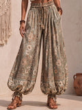 🤲LAST DAY SAVE 49% ⏰Bohemian Floral Lace-Inset Lantern Pants