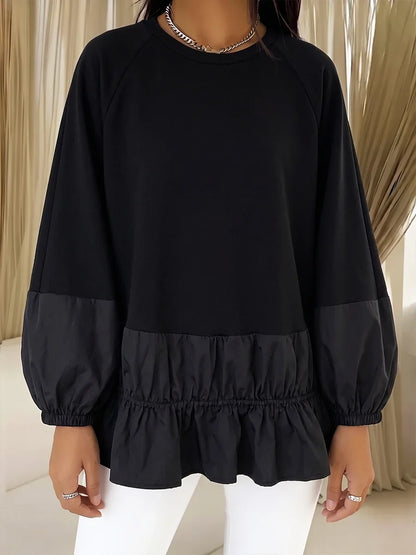 🤲LAST DAY SAVE 49% ⏰Casual Loose Sweatshirt With Lace Paneling