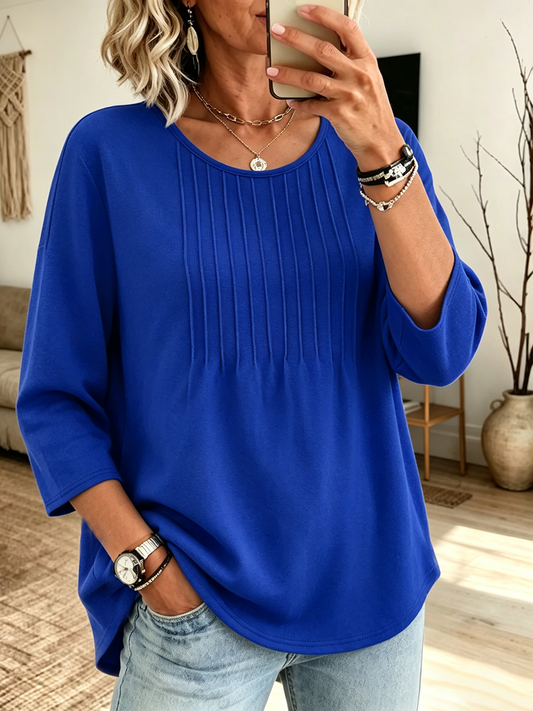 💛LAST DAY SAVE 49% ⏰Cozy Minimalist Pleated Top