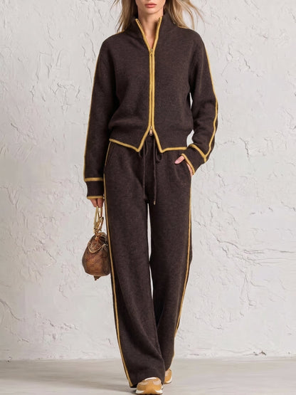 🤲LAST DAY SAVE 49% ⏰Textured Knit 2-Piece Set – Cozy, Relaxed & Effortlessly Chic— FREE Handbag